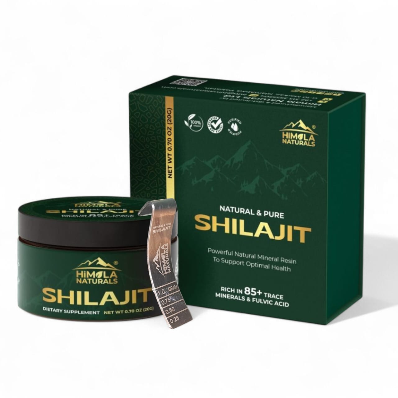 Premium Shilajit — Pure Himalayan Resin (20g / 30g) | Himala Naturals