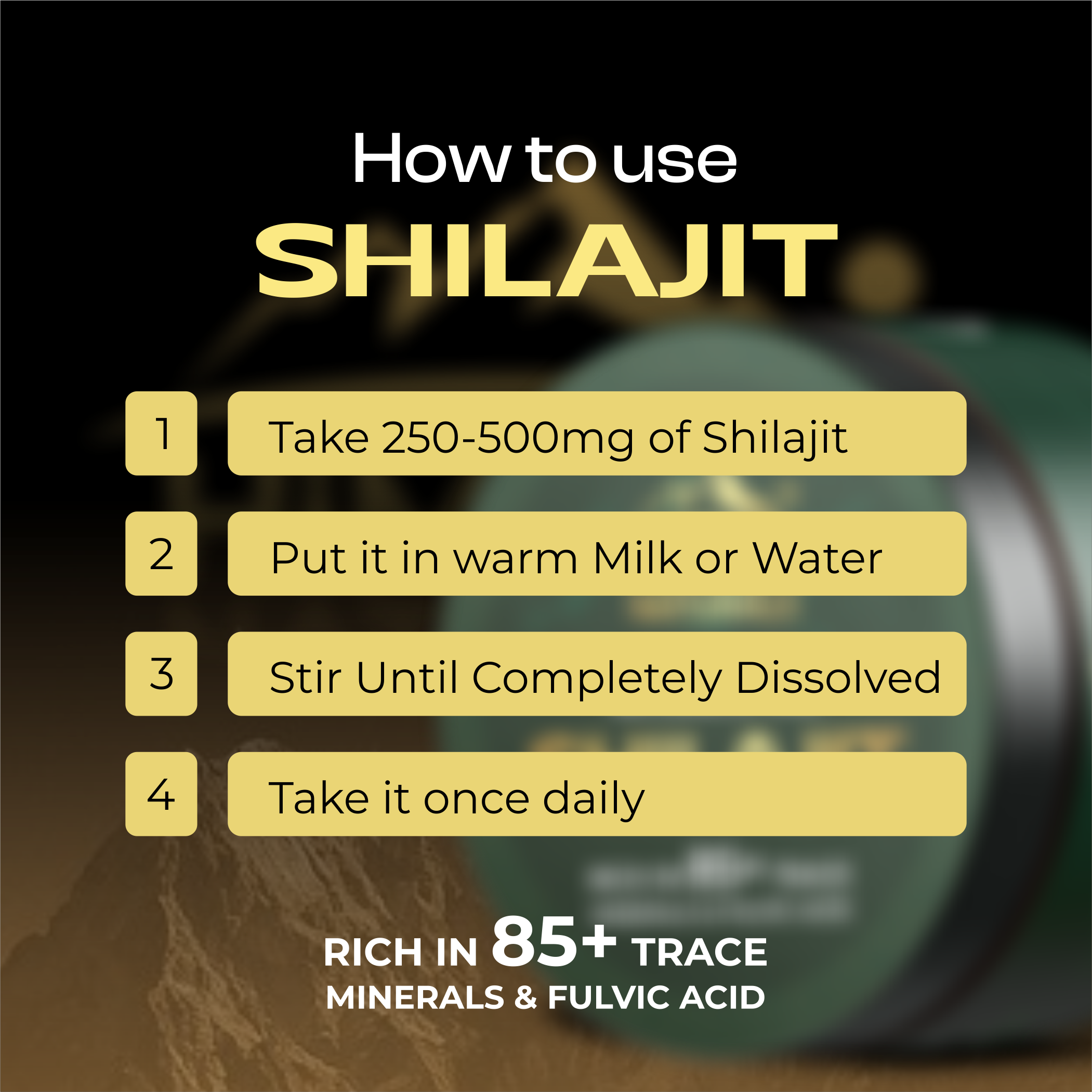 Premium Shilajit — Pure Himalayan Resin (20g / 30g) | Himala Naturals